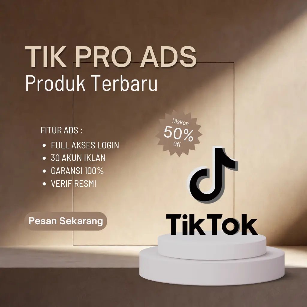 Akun Tiktok Ads BM30 Verified VIETNAM (30 akun iklan)